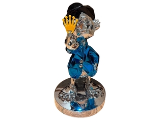 Dagobert Duck beeld, Lior24, Zilver/Blauw